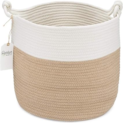 Parker Panier De Rangement Pour Bebe Corde De Rangement Et Organisateur Pour Linge Jouets Et Couvertures Pour Bebe Amazon Fr Bebes Puericulture