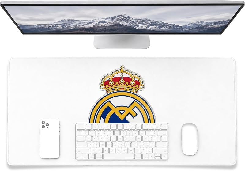 Real Madrid Alfombrilla Escritorio XXL 43x90 cm - Oficial