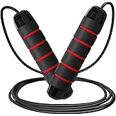 Limm Adjustable Jump Rope for Workout - All-Purpose Exercise Jump Rope Kids & Adults Love with Tangle-Free, Comfortable Foam Handles - Best Slimming, Cardio & Endurance Training