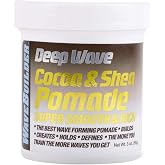 WaveBuilder Cocoa &amp; Shea Pomade | Super Smooth &amp; Rich Formula Promotes Healthy Hair Waves, 3 Oz