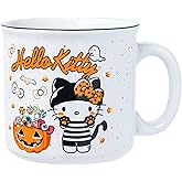 Silver Buffalo Sanrio Hello Kitty Halloween Ceramic Camper Mug, 20 Ounces