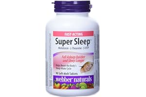 Webber Naturals Super Sleep (90 Tablets), 90 Count