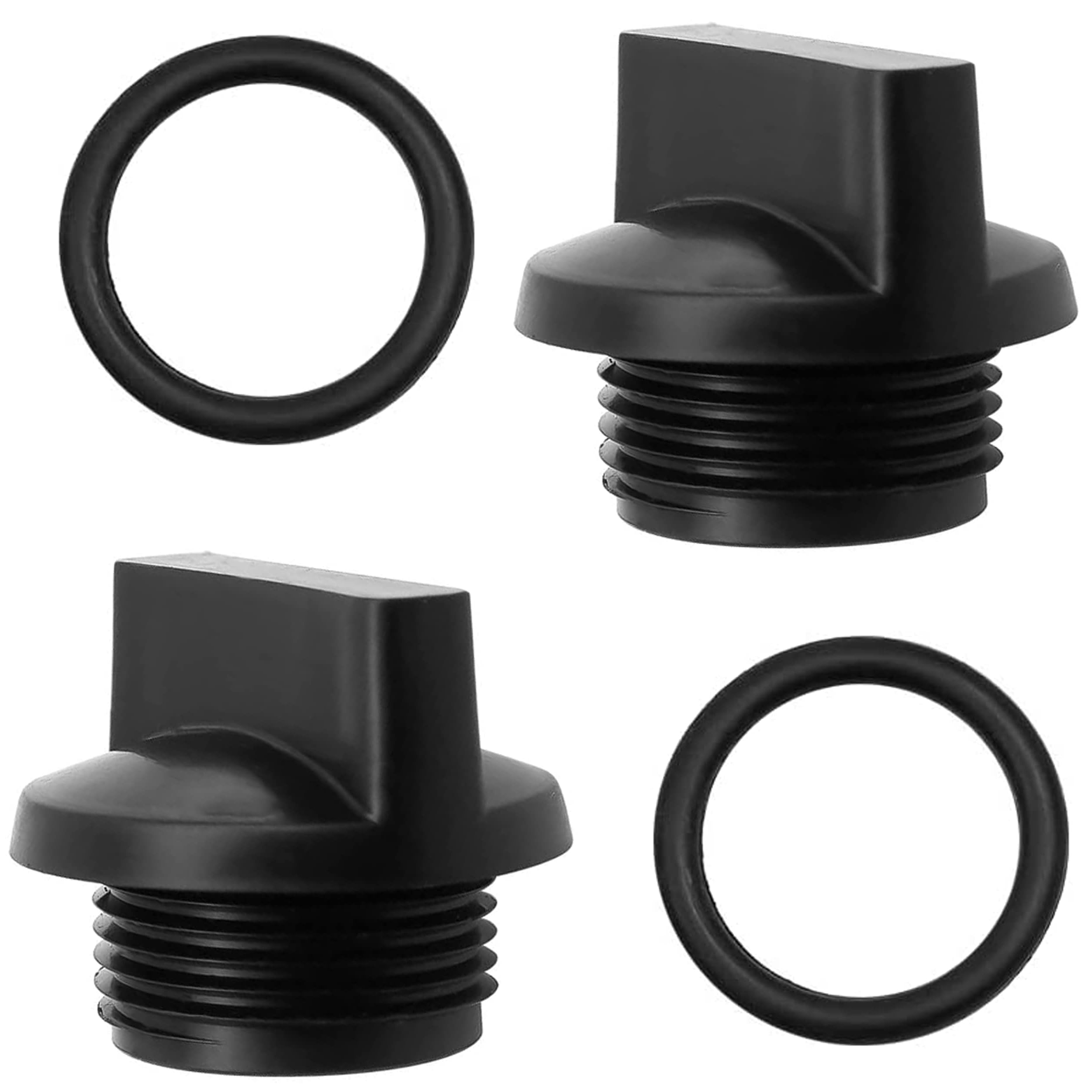 MACHSWON Water Drain Thread pump plug and Seal O-ring 63405 for Harbor Freight Predator 2 Inch 3 Inch 61986 68375 69774 Pump Pack of 2