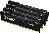 Kingston FURY Beast 64GB (4x16GB) 3200MHz DDR4 CL16 Desktop Memory Kit
