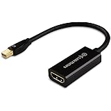 Cable Matters Mini DisplayPort (Thunderbolt&trade; 2 Port Compatible) to HDMI Male to Female Adapter in Black