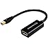 Cable Matters Mini DisplayPort (Thunderbolt&trade; 2 Port Compatible) to HDMI Male to Female Adapter in Black