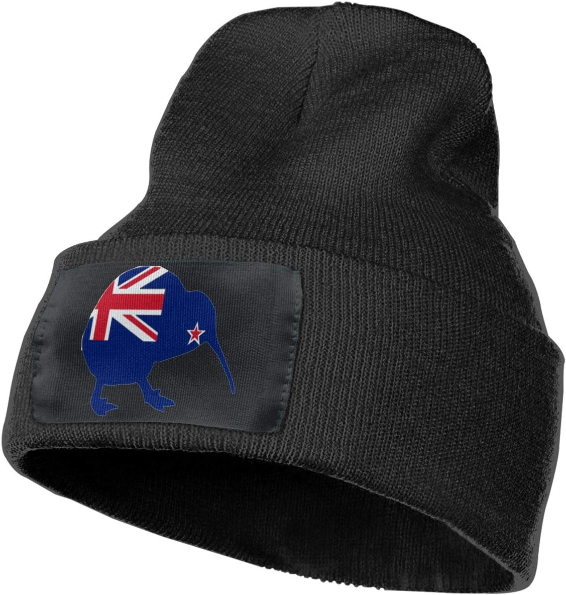 Kiwi Bird New Zealand Flag Warm Winter Knit Hats,Skull Cap,Beanie Cap
