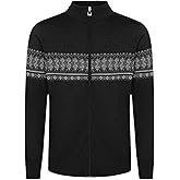 Dale of Norway Hovden Men’s Sweater - 100% Merino Wool Knit Sweater - Men’s Pullover - Ski Sweater - Quarter Zip Pullover Men