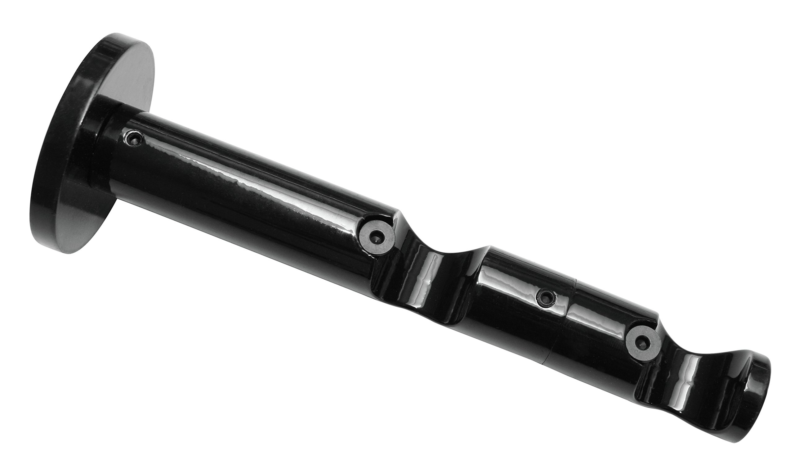 Gardinia Bracket Ø 20 mm Black 8/6, Metal 8 x 8 x 0.02 cm