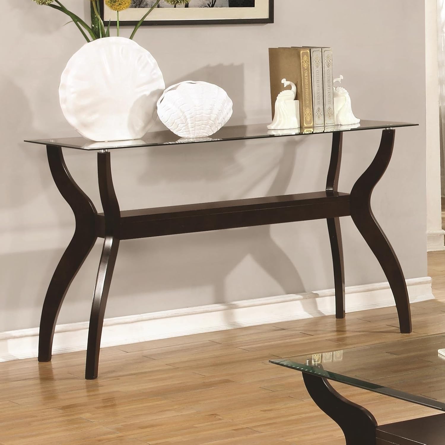 Best Console Table Wood Glass Metal 12 Inch Depth