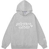 Aelfric Eden Womens Graphic Hoodies Star Lace Print Hoodie Pullover Y2k Cute Oversized Hooded Sweatshirt