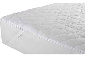 GILBINS Gilbin, Quilted Cot Size Cotton Top Camp Mattress Pad Fits on most camping cots, R/V bunk beds, home cots, boat bunks, roll-away-beds, foldaway beds, foam sleeping pads