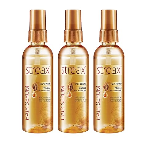 Buy Streax Hair Serum For Women Men Contains Walnut Oil