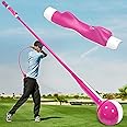 HUAEN Golf Swing Training Aid Practice Warm-Up Stick for Strength Rhythm Flexibility Tempo Indoor/Outdoor Swing Correction Practice for Chipping, Driving and Hitting