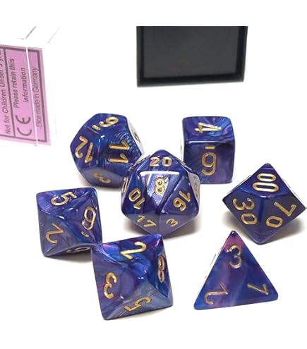 GD-medama DICEさん専用 Amazon.com: Chessex Manufacturing Polyhedral 7-Die Gemini