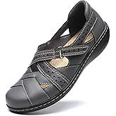 TERRIKAT Women's Casual Loafers Cute Slip On Comfort Walking Flats Leather Driving Moccasins Fashion Closed Toe Boat Shoes