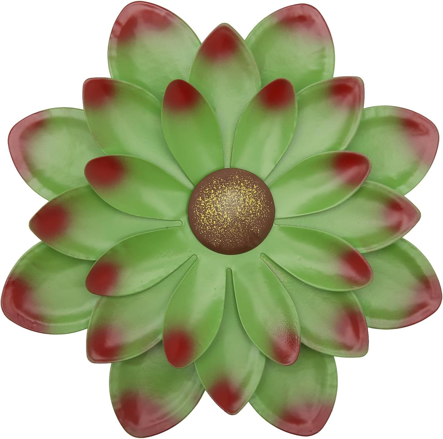 Plaques & Wall Art - Metal Green Succulent Wall Decor,3D Metal Wall Art Succulent Plants Sculptures Decorations,7.8 Inch Easy Hanging Succulent Wall Art for Indoor and Outdoor