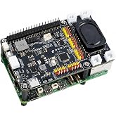SunFounder Fusion HAT+ Expansion Board for Raspberry Pi 5/4/3B+/Zero 2W, 4 DC Motor Drivers, 12 PWM Servo, ADC, Speaker &amp; Mic, Works with AI LLMs（ChatGPT/Gemini）