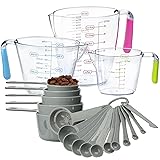 20-Piece Measuring Cups and Spoons Set, Nesting