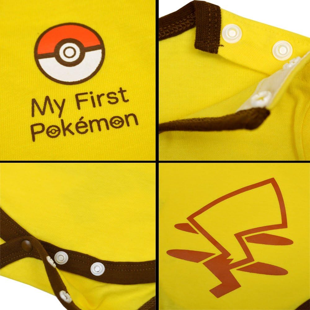 Amazon Co Jp ロンパース ポケモン ピカチュウ ポケットモンスター なりきり カバーオール 80cm ピカチュウ 服 ファッション小物