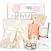 Self Care Get Well Soon Gifts for Women - Care Package Birthday Set Box for Women, Sympathy Gifts Inspirational Thank Thinking of You Basket Christmas Gift for Her Mom Girlfriend Wife Grandma Friend