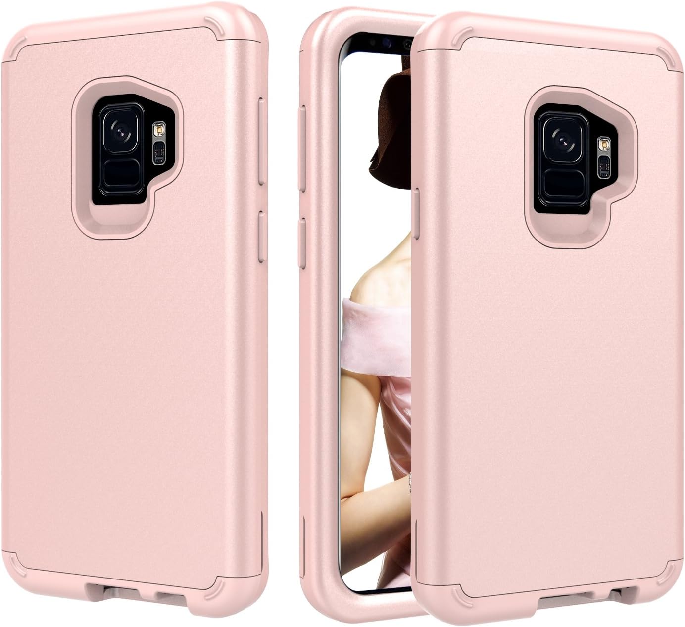 Samsung Galaxy S9 Plus Waterproof and Shock Absorption Cover Case with Reinforced Bumper Frame Provides Full Body Protection from Scratches, Drops, Dirt, and Grease for The 2018 Samsung S9 Plus
