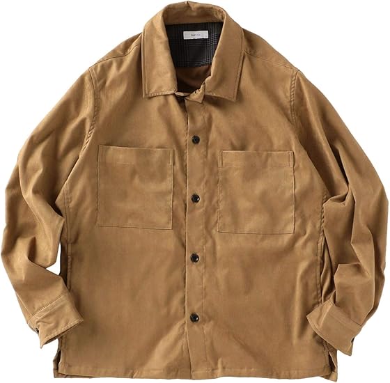 Amazon Co Jp シップスエニィ メンズ ブルゾン コマスエード ライトカバーオール メンズ 服 ファッション小物