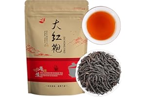 XIXICHA Da Hong Pao Tea Oolong Tea Loose Leaf Big Red Robe Tea Dahongpao Wuyi Rock High Mountain Oolong Natural Loose Leaf Toasted Aroma （96 cups）大红袍 乌龙茶 武夷岩茶 4.23oz/120g