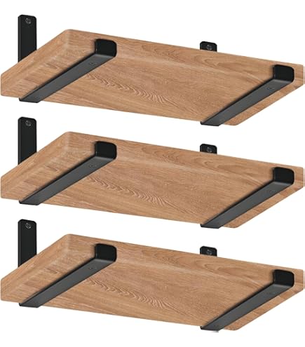 Paquete De 6 Soportes De Estante Flotante, Soportes De Estante Ocultos