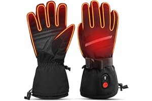 Heated Gloves Electric Rechargeable 7.4V Battery Gloves for Men Women,Motorcycle Cycling Riding Hunting Fishing Camping Hikin
