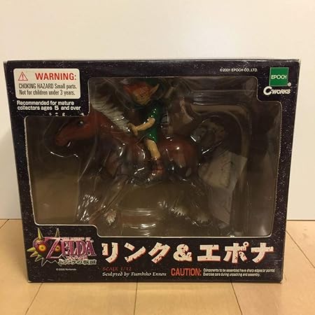 Amazon Epoch ゼルダの伝説 ムジュラの仮面 1 12 リンク エポナ フィギュア Cworks Zelda フィギュア ドール 通販
