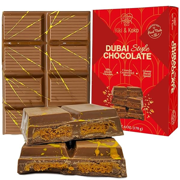 DUBAI STYLE CHOCOLATE – REINTERPRETED: BELGIAN MILK CHOCOLATE...