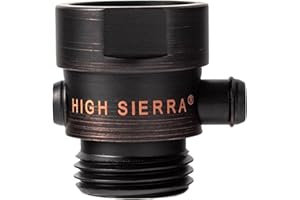 HIGH SIERRA SHOWERHEADS High Sierra® - Shower Head Pause & Pressure Control Valve - Solid Metal – Push-Button Valve Easily Controls the Flow of Water or Shuts It Off to Just a Trickle - Oil Rubbed Bronze Finish
