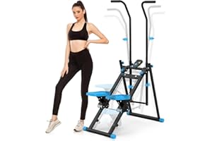 DUDUSHIMAN Stair Stepper for Home Gym, Vertical Stair Climber Cardio Exercise Machine for Full-Body Workout,Steppers for Exercise at Home Adjustable Handlebar & Pedals with 330LBS Loading Capacity