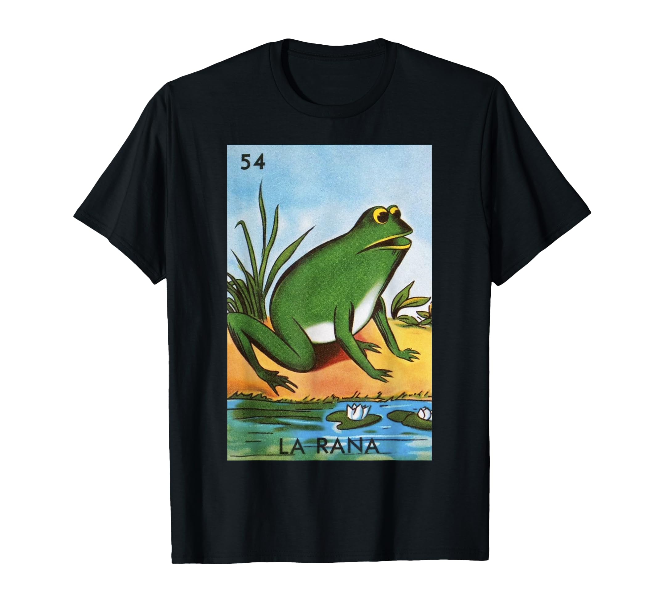 Photo 1 of S/M La Rana Card Mexican Lottery Card T-Shirt