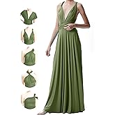 Infinity Dresses for Bridesmaids,Wedding Guest Dresses for Women,Plus Size Wrap Dress Long Maxi Convertible Multiway Dress