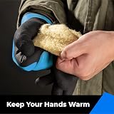 toolant 100% Waterproof Winter Gloves Touchscreen Thermal Insulated Blue Large view 3