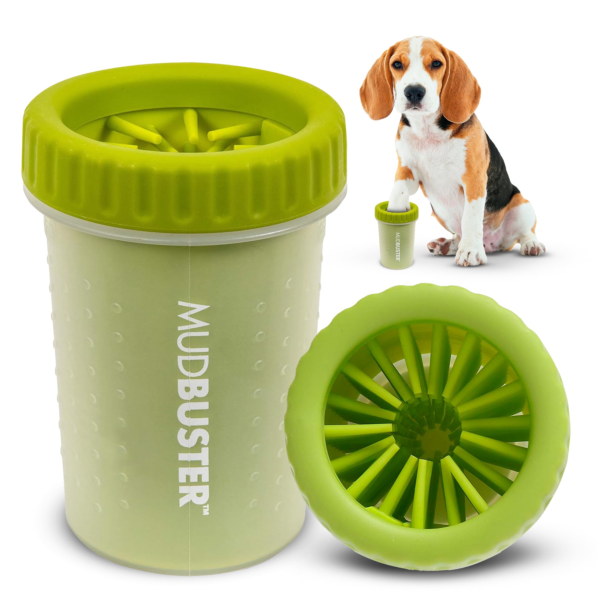 Photo 1 of Dexas MudBuster Portable Dog Paw Cleaner, Medium, Green, PW710383