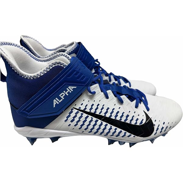 Nike Alpha Menace Pro 2 Mid Mens Football Cleats Size 13.5 Royal Blue White Amazon.com | Nike Alpha Menace Pro 2 Mid Men main image 4