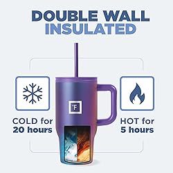 IRON °FLASK Co-Pilot Insulated Mug w/Straw & Flip