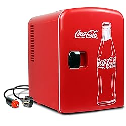 Coca-Cola Classic Coke Bottle 4L Mini Fridge w/ 12V