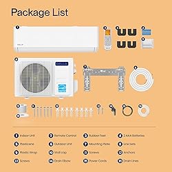 DELLA Optima Series 18,000 BTU Wifi Mini