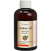 A+Health Castor Oil, Laxative For Constipation, 100% Pure, 6 Fluid Ounces, Cold Pressed, Tasteless, Odorless, Moisturizing and Nourishing for Skin and Hair, Made in USA