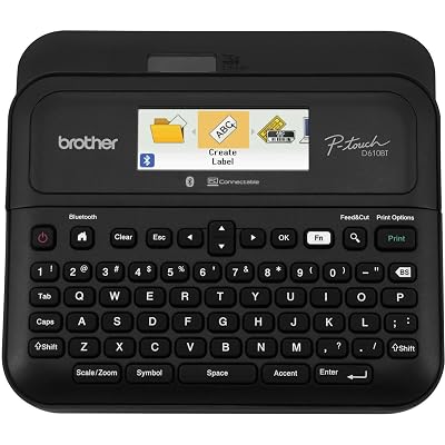 Brother P-touch PT- D610BT Business Professional Connected Label Maker | Connect and Create via Bluetooth® on TZe Label Tapes up to ~1 inch