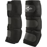 PROFESSIONAL'S CHOICE Ice Boots for Horses | Equine Cold Therapy Leg Wraps with Gel Pockets, Suspensory Strap &amp; Mesh Carry Bag, Pair
