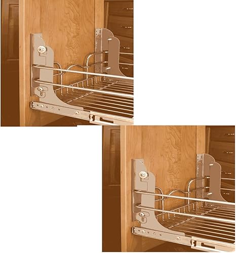 Pull Out Trash Can Mounting Kit Rev A Shelf Model Rv Dm17kit 5 Set Of 2 Gift Bundle Amazon Ca Home