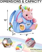 Naturally KIDS Pink Unicorn Backpack for Toddlers Girls Gift view 2