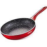 Frying Pan, 9.5 inch Nonstick Skillet, 5-layer Chemical-Free Cooking Pans with Stay-Cool Handle, Omelette Pan, Dishwasher Saf