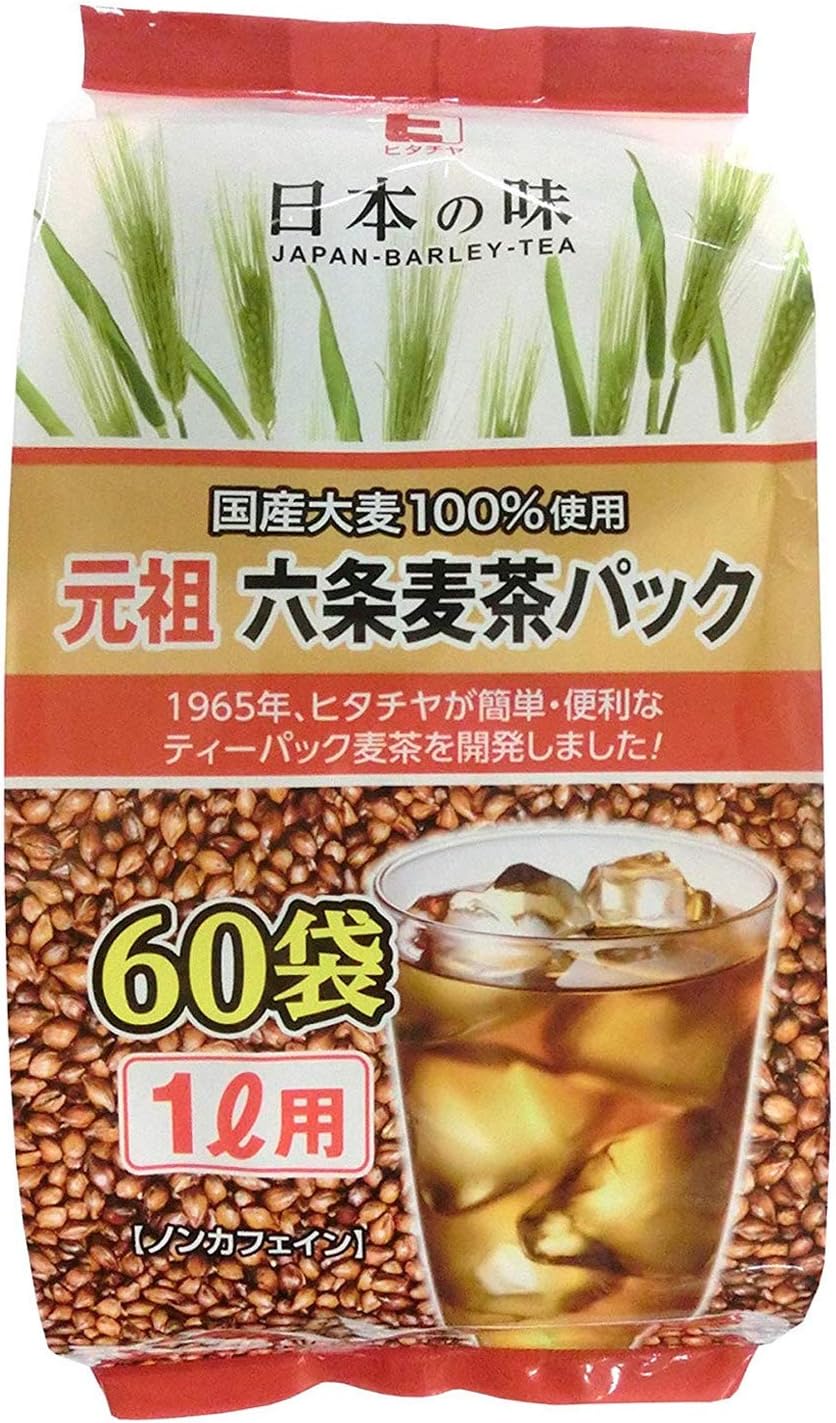 Amazon ハラダ製茶 元祖 六条麦茶パック 徳用 60p 5袋 ティーバッグ ハラダ 麦茶 通販
