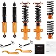 maXpeedingrods Coilovers for Ford Mustang 2005-2014, Height Adjustable Coilovers Suspension Kit, Preset Damping Shock Absorber Struts, Lowering Kit Gold